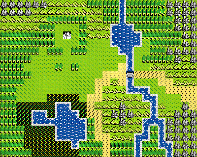 dragon warrior 1 map