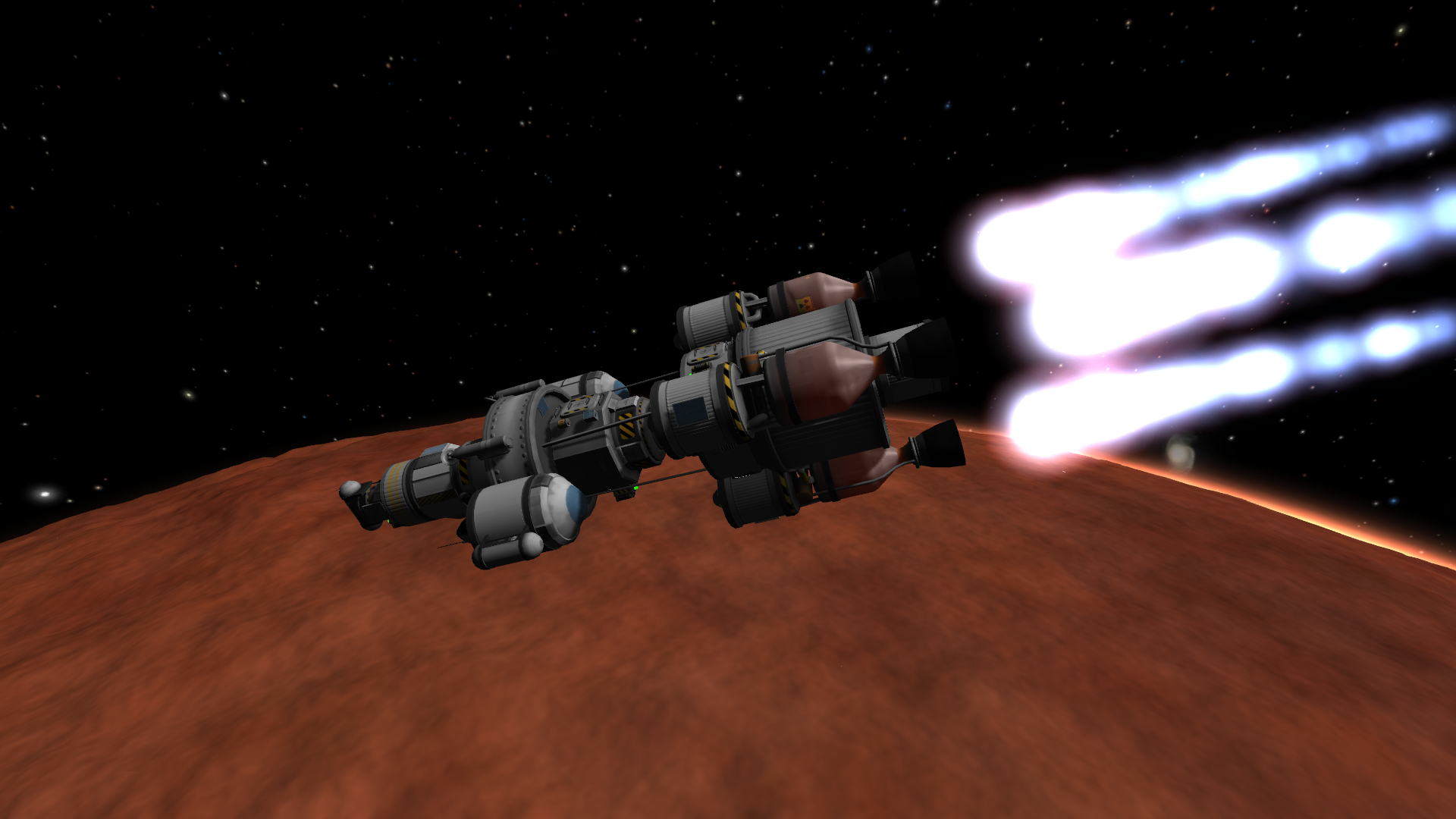 ambition burning to achieve orbit around duna