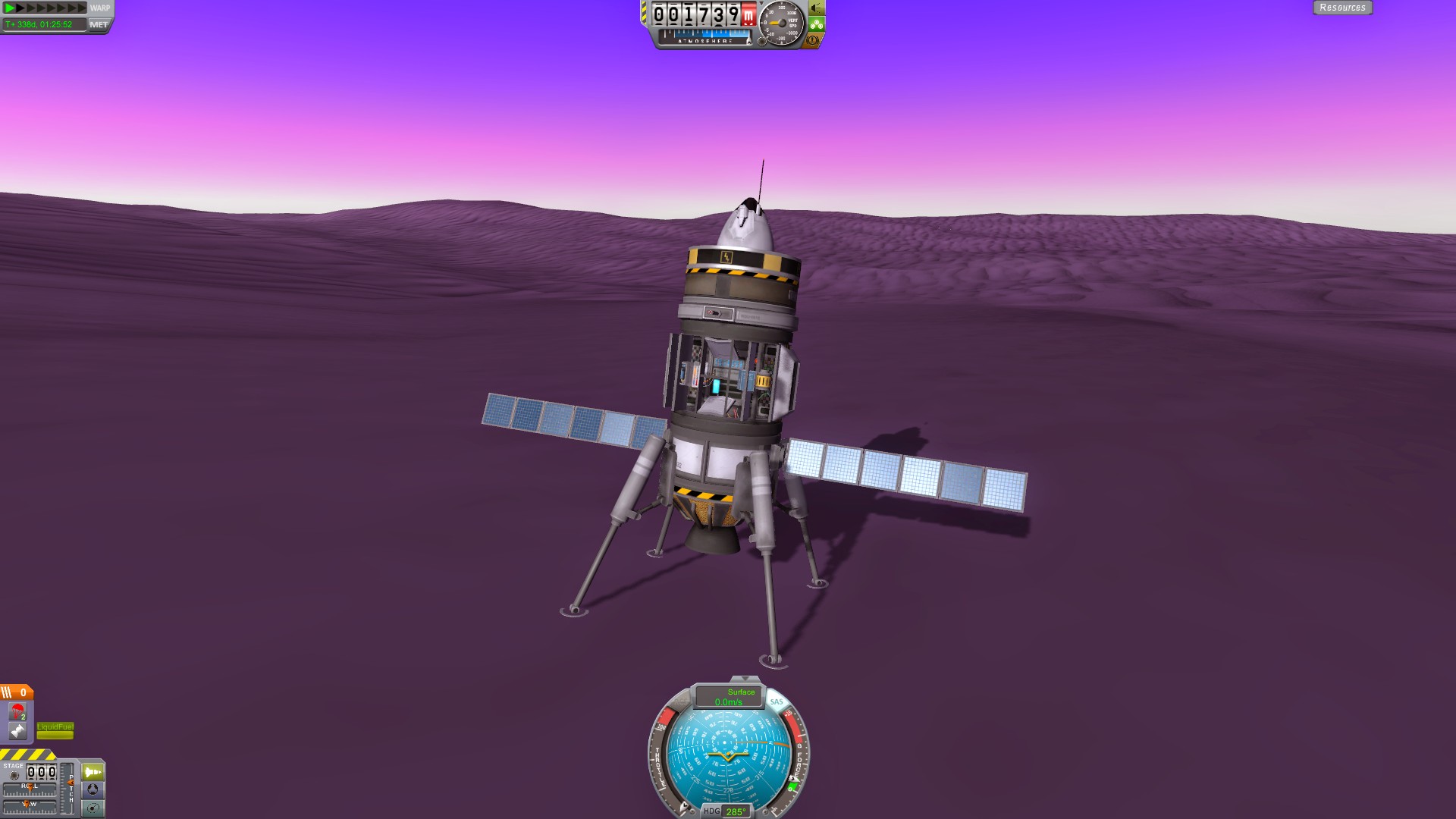 eve probe landed